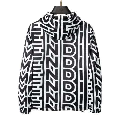 Fendi Jacket Black And White