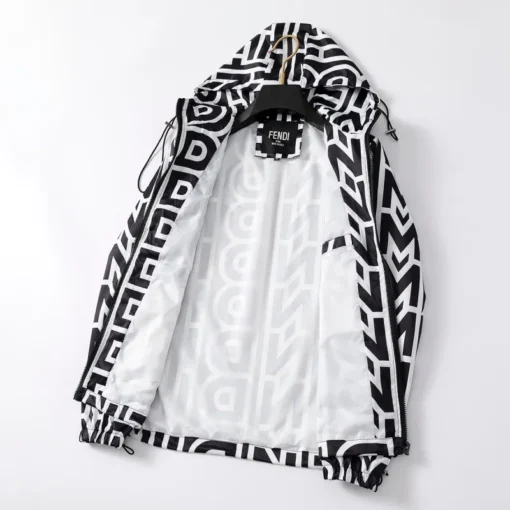 Fendi Jacket Black And White