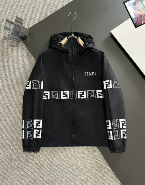 Fendi Jacket Black And White