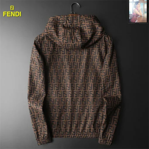 Fendi Jacket Brown And Black