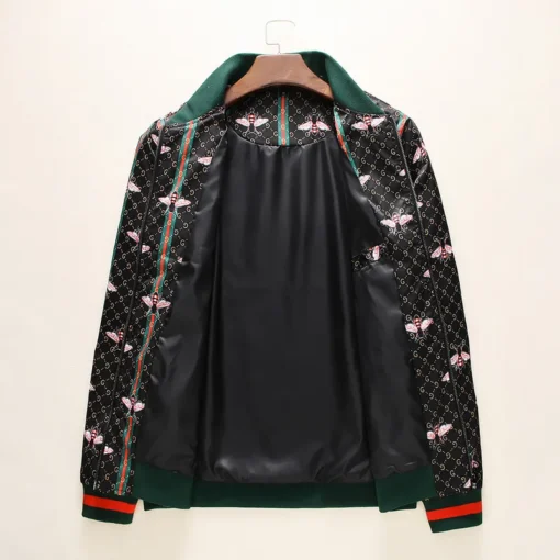 GG Jacket Black And Print - Image 3