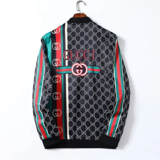 GG Jacket Black Print Border - Image 3