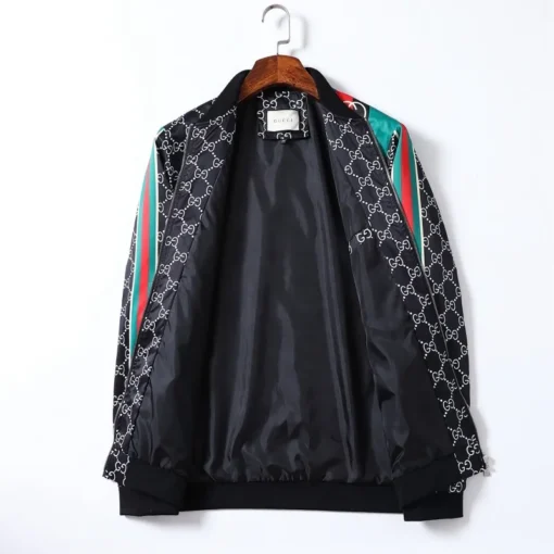 GG Jacket Black Print Border - Image 2