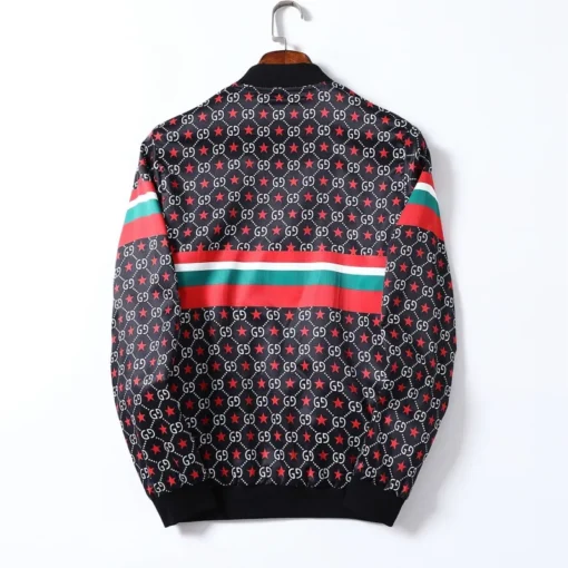 GG Jacket Black Print Border - Image 3