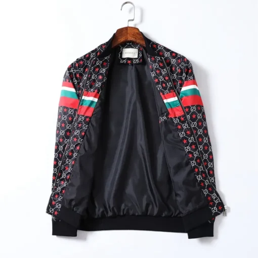 GG Jacket Black Print Border - Image 2