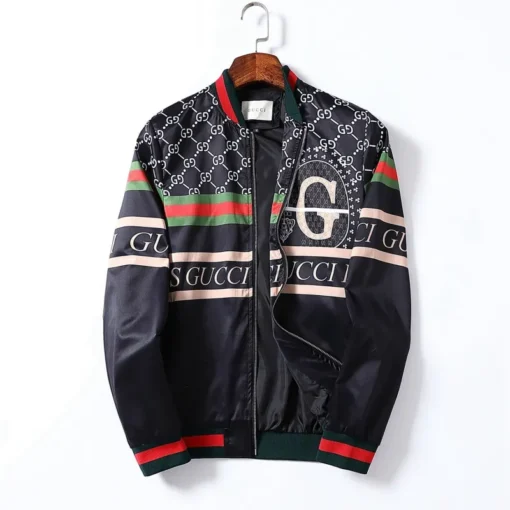 GG Jacket Black White And Border