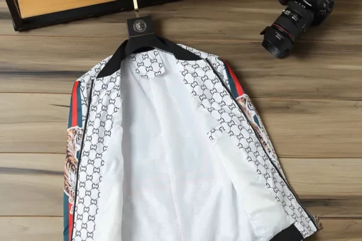 GG Jacket White And Border