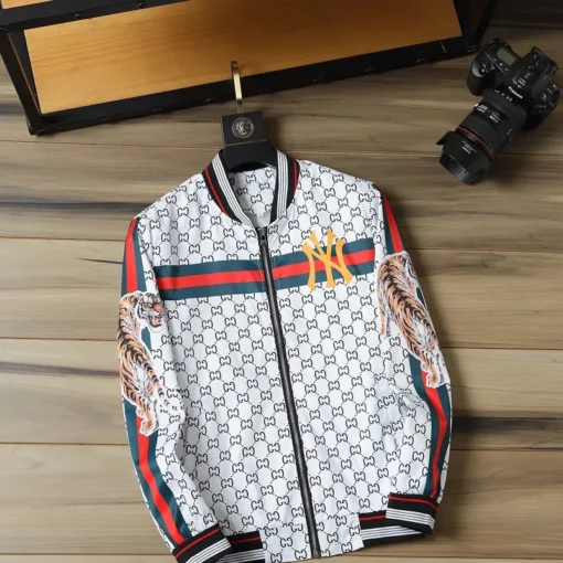 GG Jacket White And Border