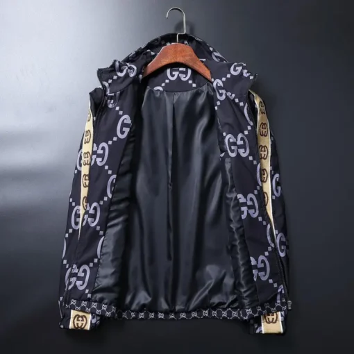 GG Jacket Black And Beige