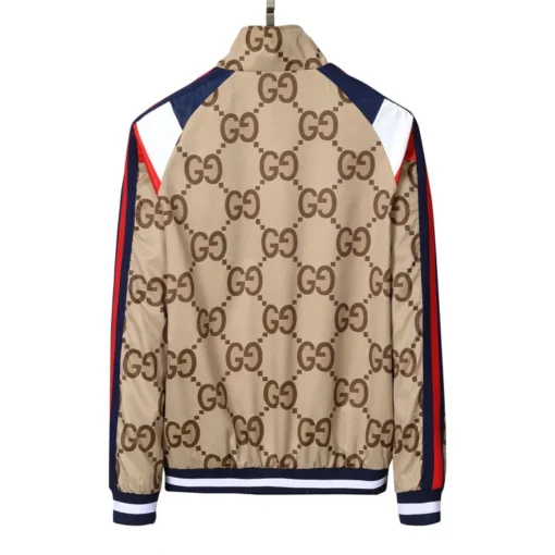 GG Jacket Beige And Print - Image 2