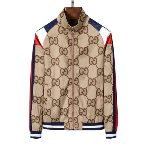 GG Jacket Beige And Print