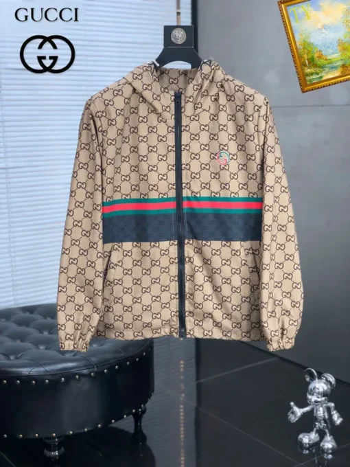 GG Jacket Beige Print