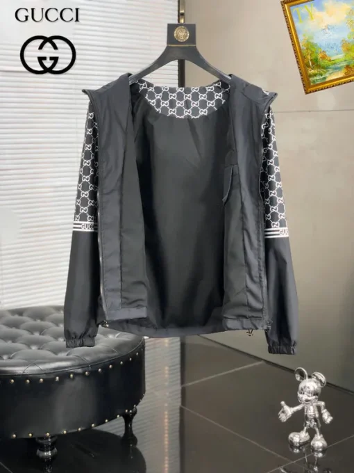 GG Jacket Black Gray