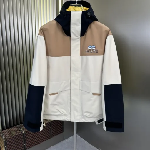 GG Jacket Black White Beige