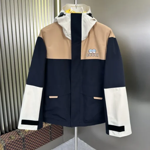 GG Jacket Black White Beige