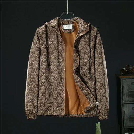 GG Jacket Beige And Brown