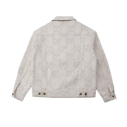 GG Denim Jacket White