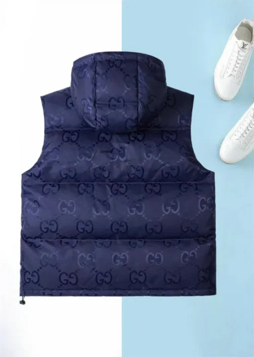 GG Vest Jacket Navy Blue