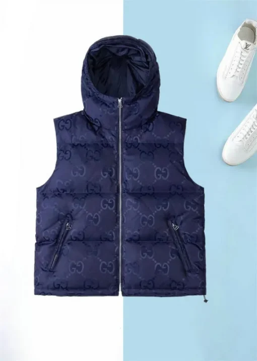 GG Vest Jacket Navy Blue