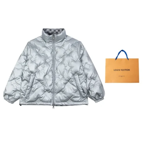 LV Down Jacket Gray