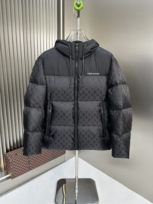 LV Down Jacket Navi Blue