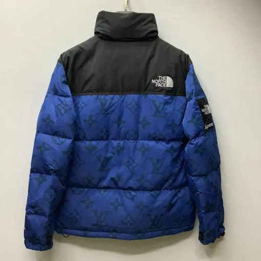 LV Down Jacket Blue And Black