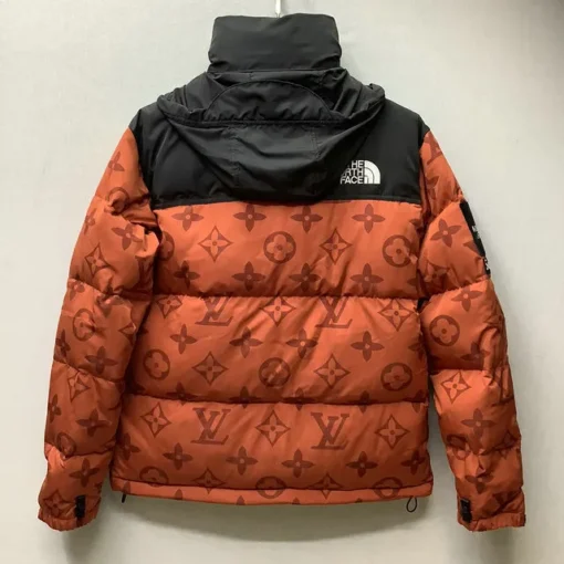 LV Down Jacket Rust And Black