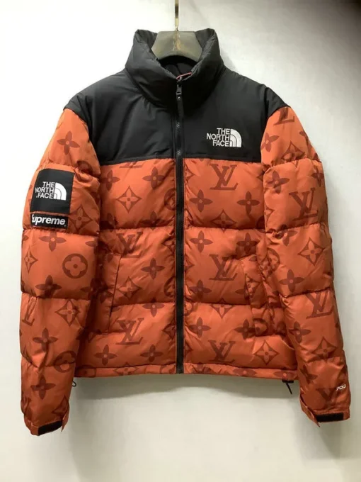 LV Down Jacket Rust And Black