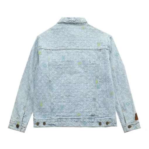 LV Denim Jacket White