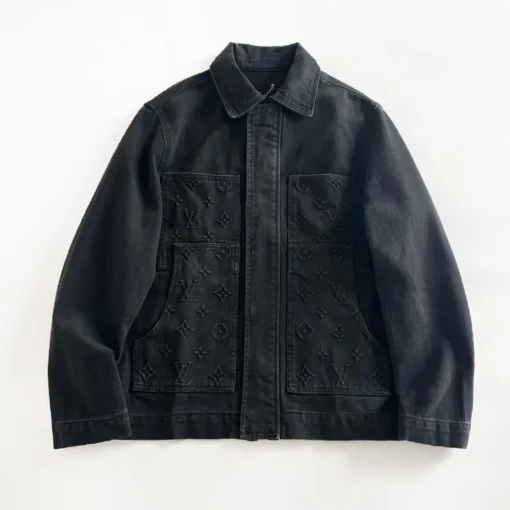 LV Denim Jacket Black