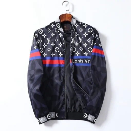 LV Jacket White And Black