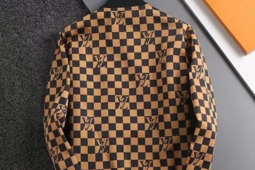 LV Jacket Brown And Black