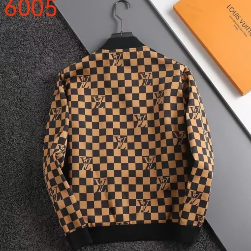 LV Jacket Brown And Black