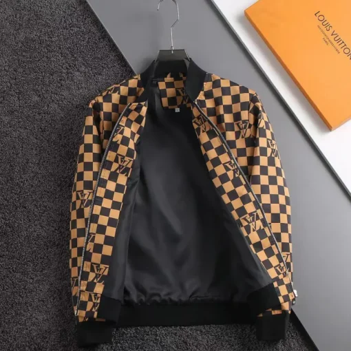 LV Jacket Brown And Black