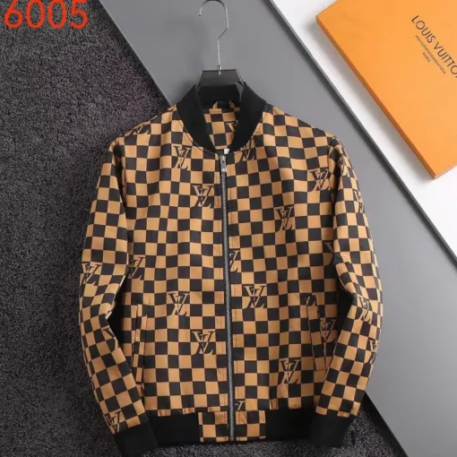 LV Jacket Brown And Black