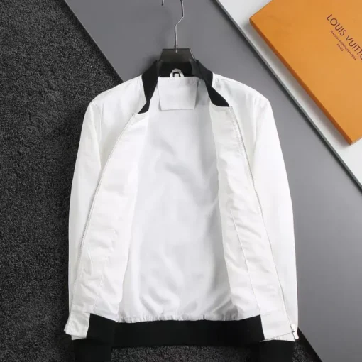 LV Jacket White And Black