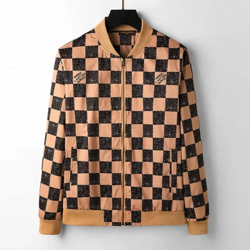 LV Jacket Beige And Black