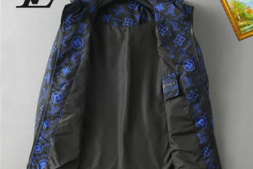 LV Jacket Black And Blue