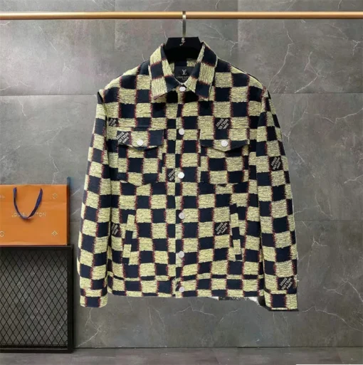 LV Jacket Beige And Black