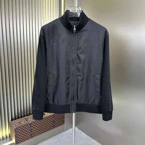 LV Jacket Gray And Black