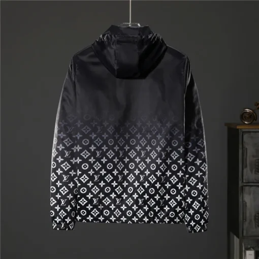 LV Jacket Black Gray - Image 2