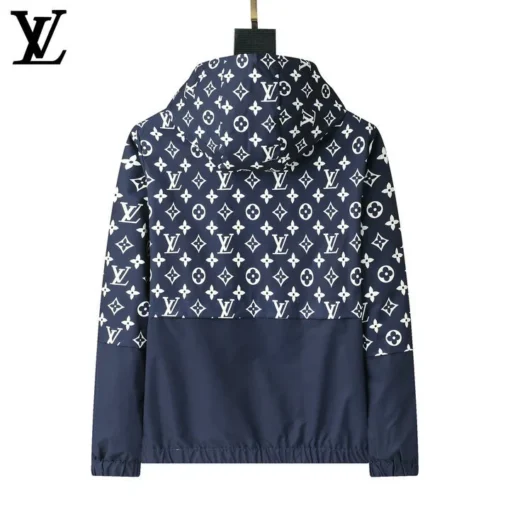 LV Jacket Nevy Blue And White - Image 3