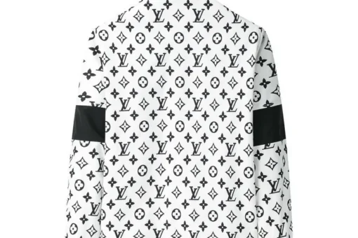 LV Jacket Black And White