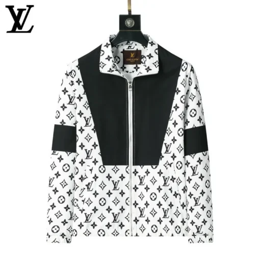 LV Jacket Black And White