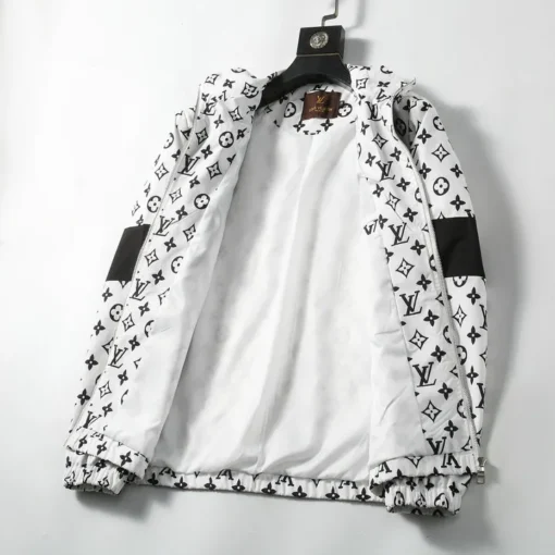 LV Jacket Black And White