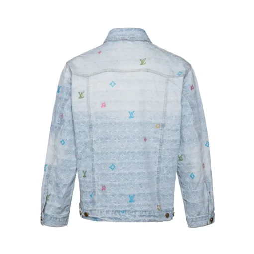 LV Denim Jacket White