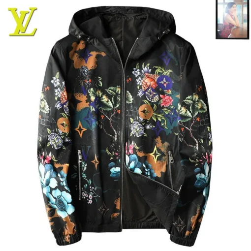 LV Jacket Black Print