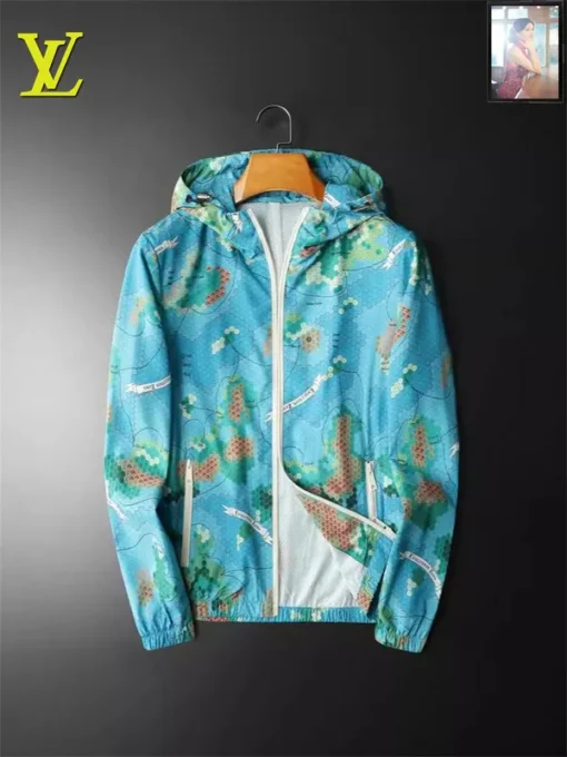 LV Jacket Cyan