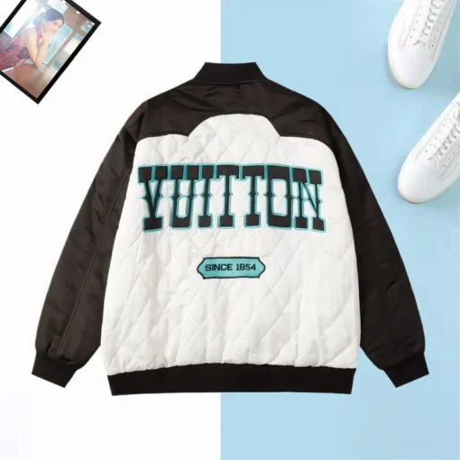 LV Jacket White And Black