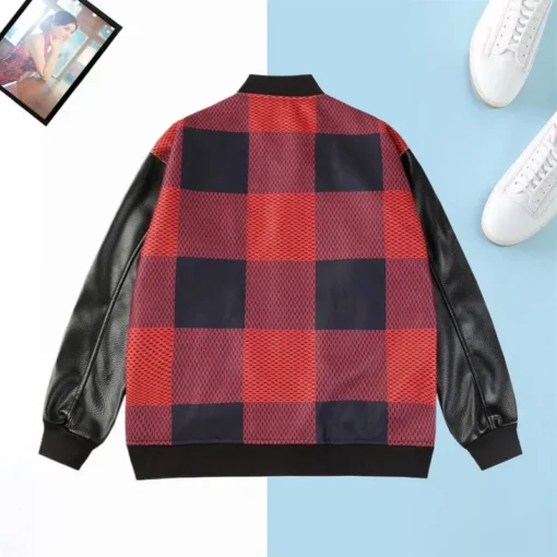 LV Jacket Red And Black - Image 2